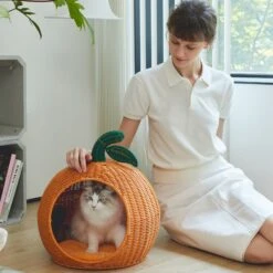 VETRESKA Rattan Cat & Dog Bed 17 VETRESKA Rattan Cat & Dog Bed -Dog Supplies Shop 805278 PT6. AC SS1800 V1680529014