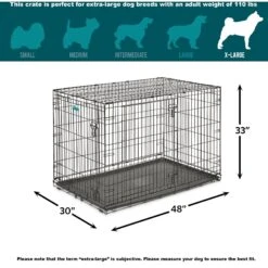 MidWest ICrate Fold & Carry Double Door Collapsible Wire Dog Crate & MidWest Steel Pet Gate -Dog Supplies Shop 815238 PT3. AC SS1800 V1679500875