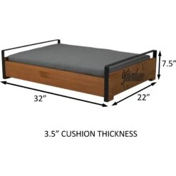 ZooVilla Country Crate Dog Bed, Brown, Medium 9 ZooVilla Country Crate Dog Bed, Brown, Medium -Dog Supplies Shop 823998 PT3. AC SS1800 V1683565306