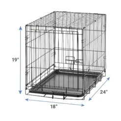 Carlson Pet Products Secure & Compact Single Door Collapsible Wire Dog Crate 13 Carlson Pet Products Secure & Compact Single Door Collapsible Wire Dog Crate -Dog Supplies Shop 82471 PT2. AC SS1800 V1564754766