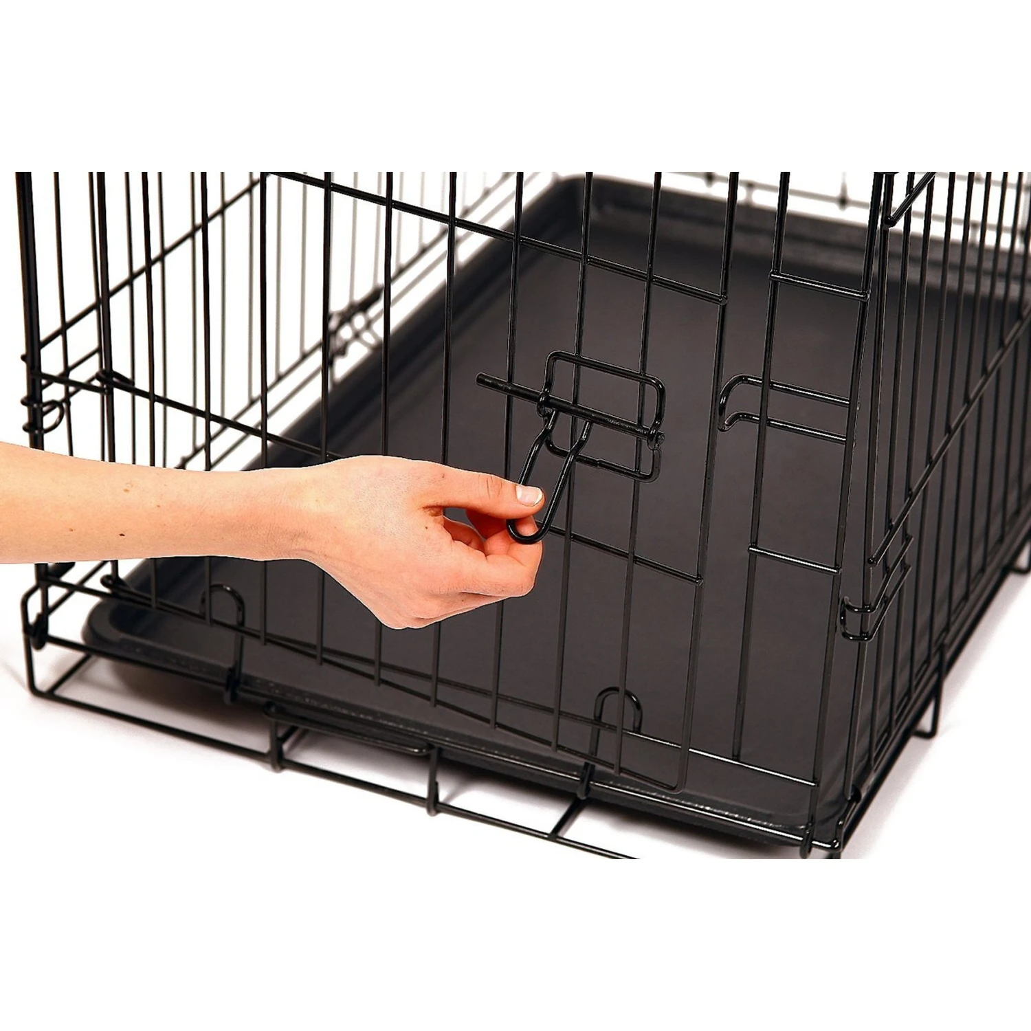 Carlson Pet Products Secure & Compact Single Door Collapsible Wire Dog Crate 11 Carlson Pet Products Secure & Compact Single Door Collapsible Wire Dog Crate - Image 9