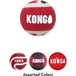 KONG Signature Balls Dog Toy, 4 Count -Dog Supplies Shop 841670 PT3. AC SS1800 V1682442763