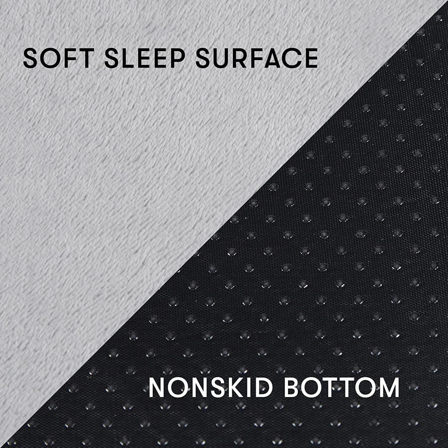 Friends Forever Harper Orthopedic Couch Bolster Sofa With Removable Cover Cat & Dog Bed, Grey 8 Friends Forever Harper Orthopedic Couch Bolster Sofa With Removable Cover Cat & Dog Bed, Grey - Image 6