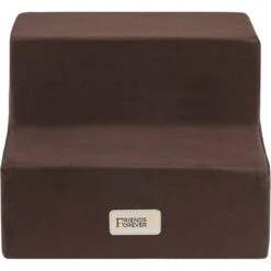 Friends Forever Milo 2-Step Non-Slip Small Dog & Cat Stairs