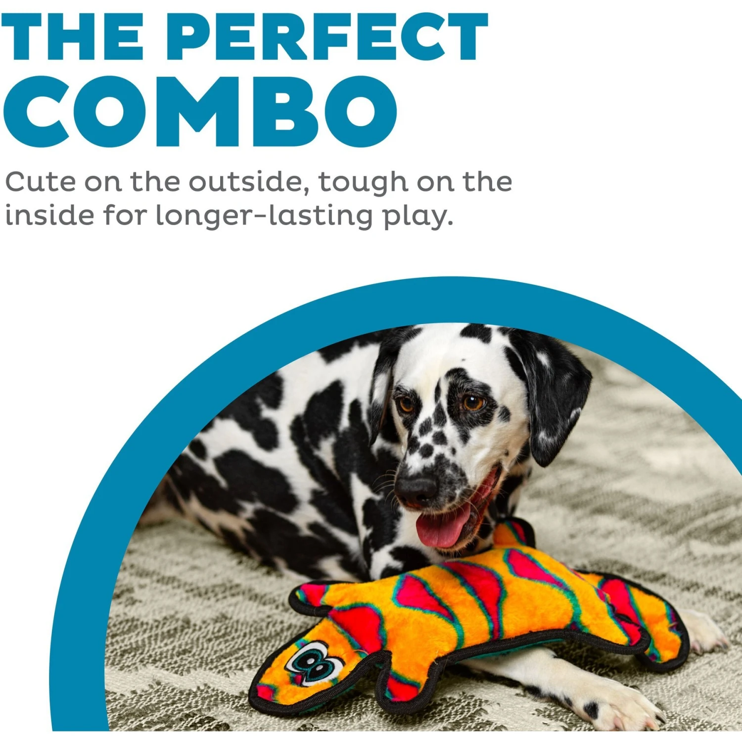 Outward Hound Invincibles Geckos Squeaky Stuffing-Free Plush Dog Toy 4 Outward Hound Invincibles Geckos Squeaky Stuffing-Free Plush Dog Toy - Image 2