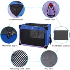 Ownpets 3 Door Collapsible Soft Dog & Cat Crate -Dog Supplies Shop 873006 PT1. AC SS1800 V1687543767