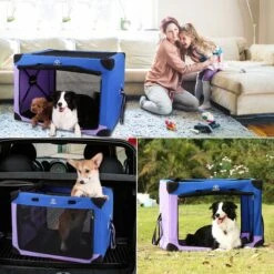 Ownpets 3 Door Collapsible Soft Dog & Cat Crate -Dog Supplies Shop 873006 PT3. AC SS1800 V1687543470