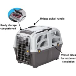MidWest Skudo Deluxe Plastic Dog & Cat Kennel -Dog Supplies Shop 89375 PT3. AC SS1800 V1585678930