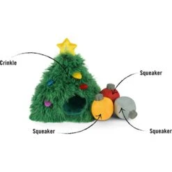 P.L.A.Y. Pet Lifestyle And You Merry Woofmas Set Plush Squeaky Dog Toy, 5 Count -Dog Supplies Shop 897094 PT5. AC SS1800 V1695605924