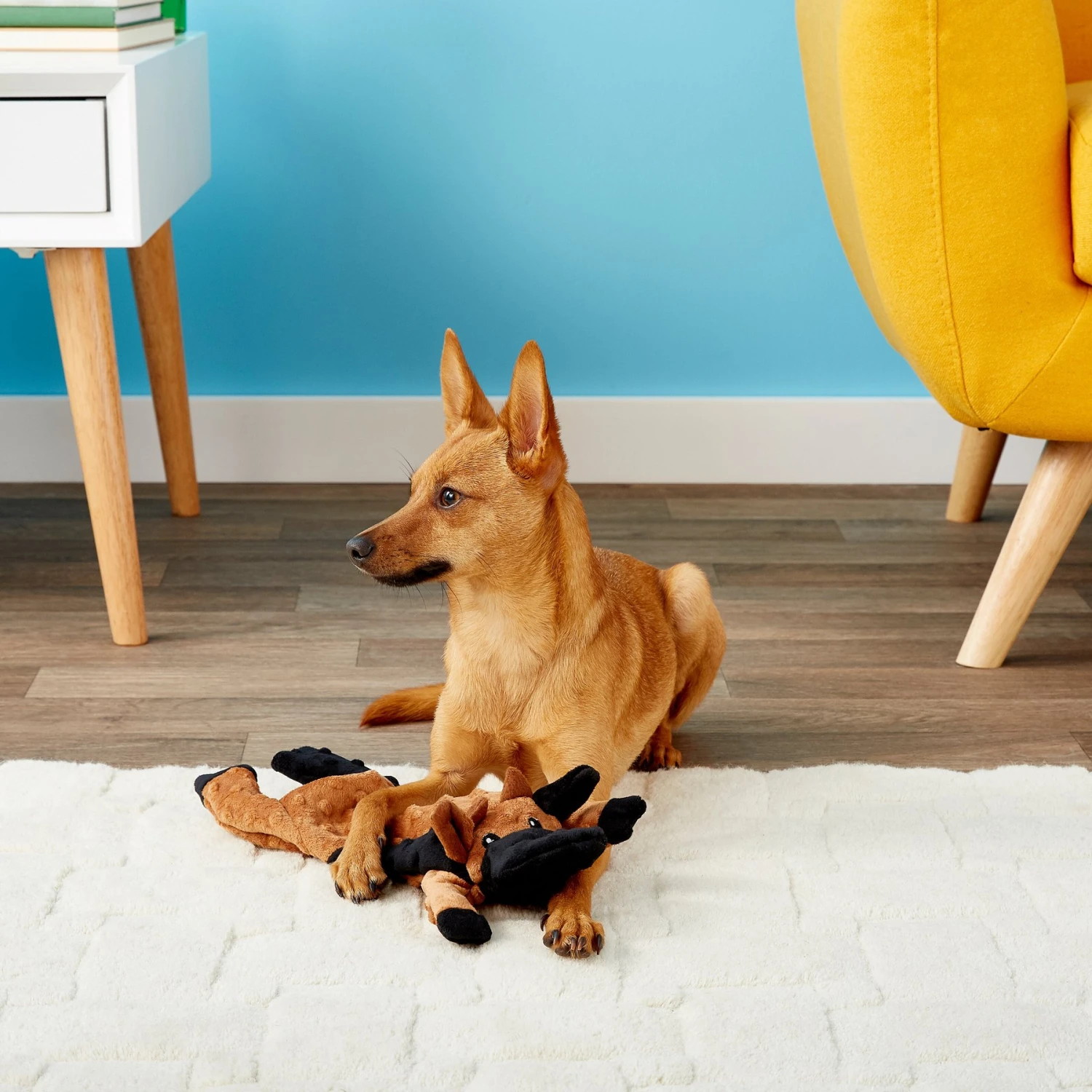 Ethical Pet Skinneeez Extreme Stuffer Cow Stuffing-Free Squeaky Plush Dog Toy 4 Ethical Pet Skinneeez Extreme Stuffer Cow Stuffing-Free Squeaky Plush Dog Toy - Image 2