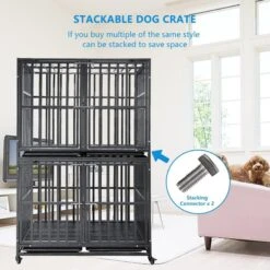 SMONTER Stackable Heavy Duty Dog Crate 12 SMONTER Stackable Heavy Duty Dog Crate -Dog Supplies Shop 904270 PT3. AC SS1800 V1688398426