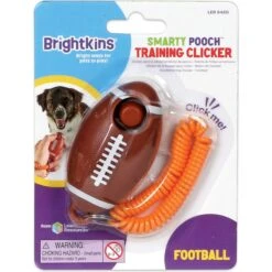 Brightkins Smarty Pooch! Training Clicker Football Dog Toy 13 Brightkins Smarty Pooch! Training Clicker Football Dog Toy -Dog Supplies Shop 930198 PT4. AC SS1800 V1698765988