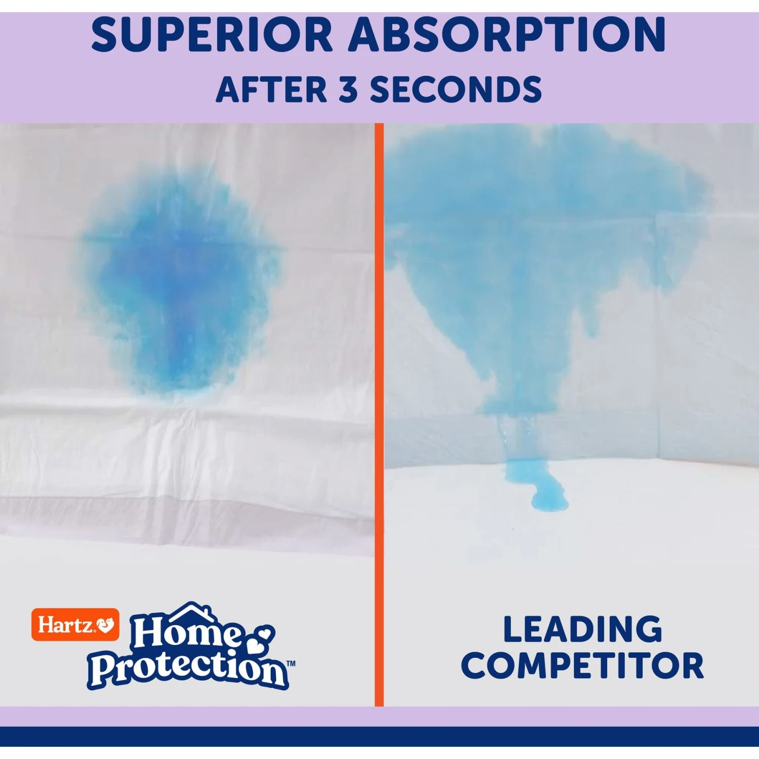 Hartz Home Protection No Odor No Leaks Lavender Scented X-Large Dog Pads, 30 X 21-in 5 Hartz Home Protection No Odor No Leaks Lavender Scented X-Large Dog Pads, 30 X 21-in - Image 3