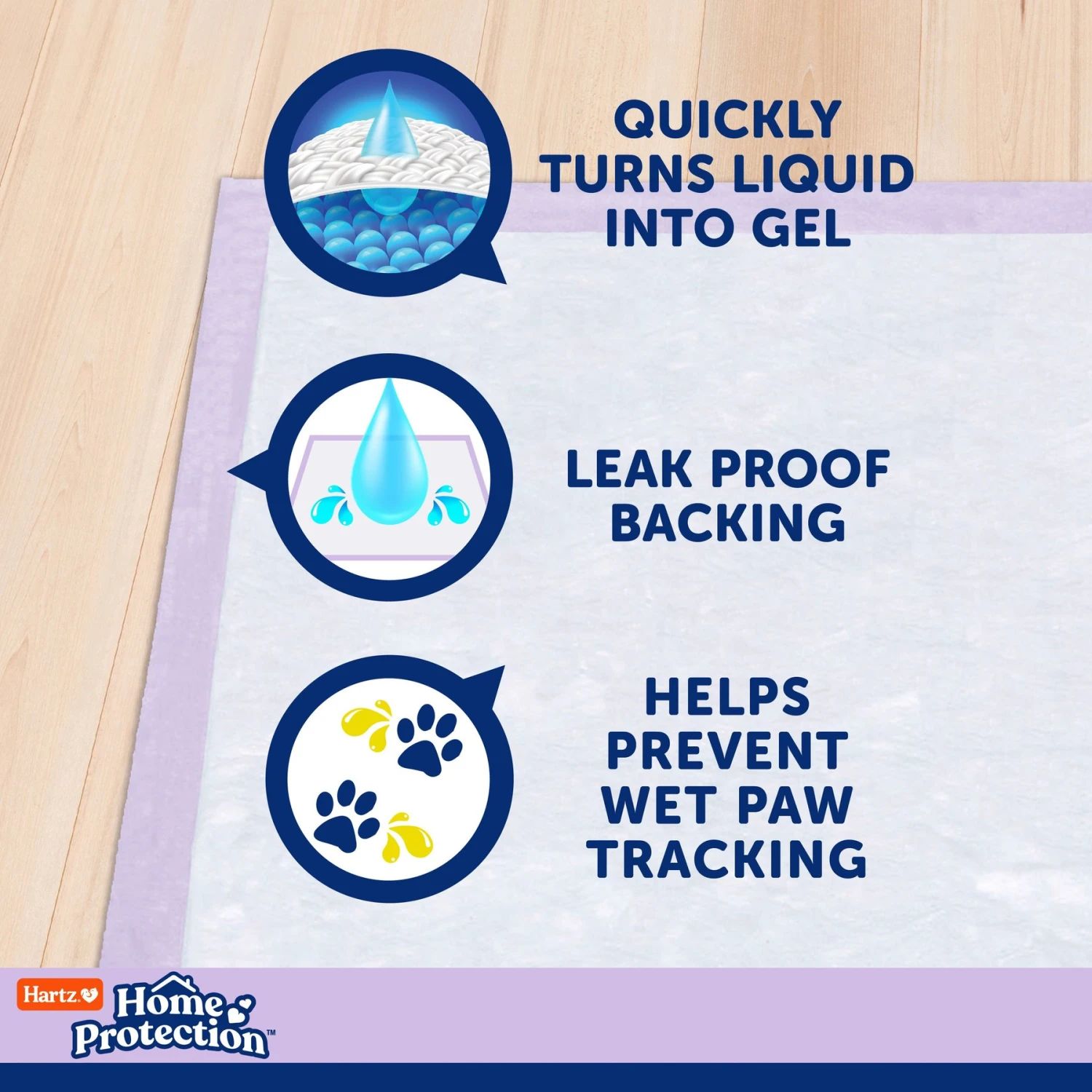 Hartz Home Protection No Odor No Leaks Lavender Scented X-Large Dog Pads, 30 X 21-in 6 Hartz Home Protection No Odor No Leaks Lavender Scented X-Large Dog Pads, 30 X 21-in - Image 4