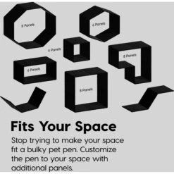 IRIS 8-Panel Dog Exercise Playpen, Black -Dog Supplies Shop 935710 PT4. AC SS1800 V1691503563