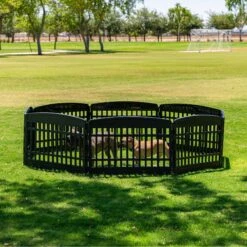 IRIS 8-Panel Dog Exercise Playpen, Black -Dog Supplies Shop 935710 PT5. AC SS1800 V1691503565
