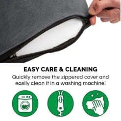 FurHaven Pet Products Two-Tone Faux Fur & Suede Oval Dog & Cat Bed -Dog Supplies Shop 939614 PT7. AC SS1800 V1692110535