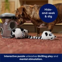 Frisco Trash Can & Raccoons Hide & Seek Puzzle Plush Squeaky Dog Toy & ZippyPaws Burrow Squeaky Hide & Seek Plush Dog Toy, Hedgehog Den -Dog Supplies Shop 947446 PT4. AC SS1800 V1693601987