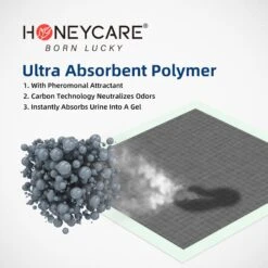 Honey Care All-Absorb Charcoal Carbon Eliminating Urine Odor Dog Training Pads, 22x23-in, 100 Count 8 Honey Care All-Absorb Charcoal Carbon Eliminating Urine Odor Dog Training Pads, 22x23-in, 100 Count -Dog Supplies Shop 982918 PT2. AC SS1800 V1697727111