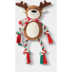 Frisco Holiday Snowman Plush With Rope Squeaky Dog Toy & Frisco Holiday Reindeer Plush With Rope Squeaky Dog Toy -Dog Supplies Shop 986174 PT5. AC SS1800 V1698258175